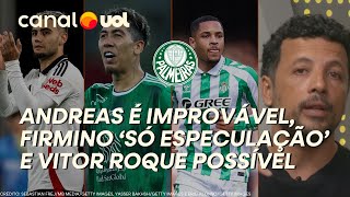 PALMEIRAS TEM ANDREAS PEREIRA MUITO IMPROVÁVEL E DIFICULDADE NA BUSCA POR UM CAMISA 9, DIZ HERNAN