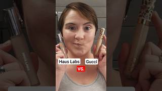 Concealer BATTLE ❤️ #hauslabs #gucci #makeupbattle #luxurymakeup #shorts