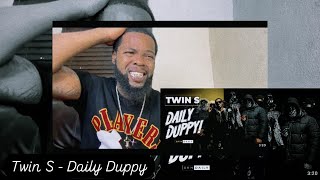 Twin S - Daily Duppy | GRM Daily | American Reaction🔥🇺🇸