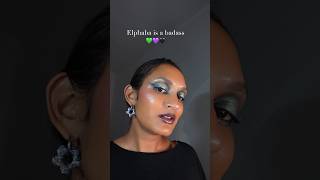 Elphaba from Wicked inspired makeup tutorial 💚💜🖤