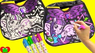 My Little Pony Twilight Sparkle Purse Coloring and Design with Surprises