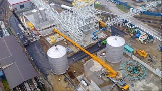 Multiple XL storage tanks constructed on site | Gpi Tanks XL