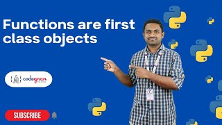 Functions are first class objects in python | Python Tutorials - 2022 | Codegnan