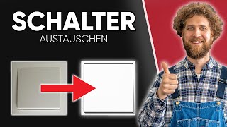 LICHTSCHALTER wechseln \u0026 anschließen (Anleitung zum Schalter tauschen \u0026 anklemmen)