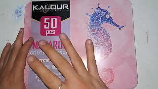 Unboxing Kalour MACARON 50 lápices de colores 😭