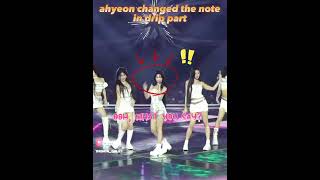 Ahyeon changed the note and crowd go crazy 🔥 #babymonster #shorts #fyp #kpop #ahyeon #viral