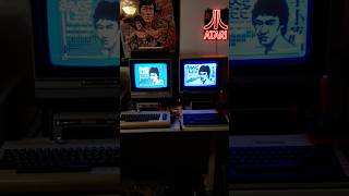 Retro Computing - Bruce Lee on the C64 and Atari 800XL #retrogaming #vintagecomputing #80s