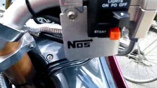 ZZR1100 ZX11 kawasaki Ninja NOS OHLINS PRO Drag Exhaust Sound