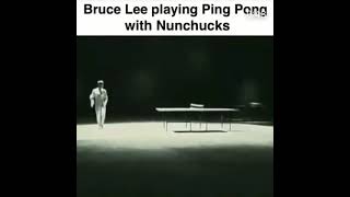 Bruce Lee Plays Ping Pong With His Nunchucks | Meditation Motivation