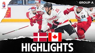 Highlights | Denmark vs. Canada | 2024 #MensWorlds