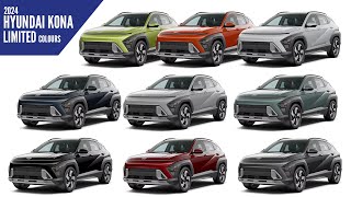 2024 Hyundai Kona Limited - All Color Options - Images | AUTOBICS