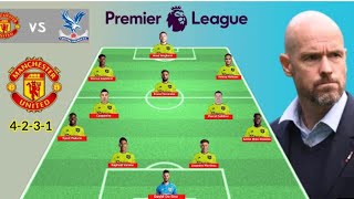 Crazy scenes as Sabitzer arrives for first match.Manchester lineup vs Crystal Palace