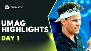 Thiem Takes On Bagnis; Cilic & More Feature | Umag 2023 Highlights Day 1