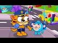 Who Took Police Car's Siren 🚔 Baby Car Lost Siren Song  Kid Learning Song With DodoLala - DooDoo