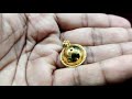 2 grams gold dollar thali bottu for mangalsutra chains standard model