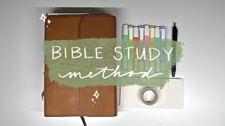 my bible study system