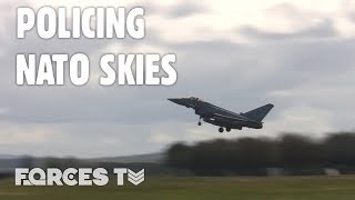 RAF Typhoons Deploy To Lithuania For A NATO Mission | Forces TV