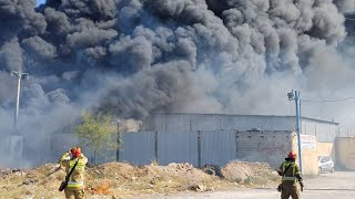 Ασπρόπυργος: Πυρκαγιά σε εργοστάσιο στην περιοχή του Αγίου Γεωργίου