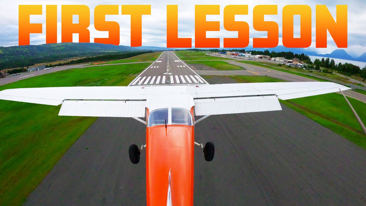 First Flight Lesson For Student Pilot Flight Training Youtube