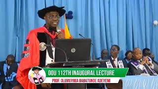 OOU 112th INAUGURAL LECTURE