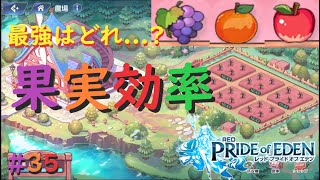 【 プラエデ 】果実の収穫効率と装備鑑定(地獄・宿命) 復刻イベントの注意すべき重要なポイント など... #35  レッドプライドオブエデン ( RED PRIDE of EDEN )