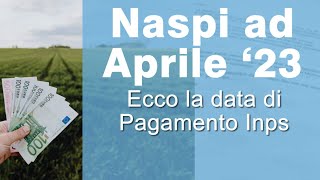 Naspi Aprile 2023: quando viene pagata?