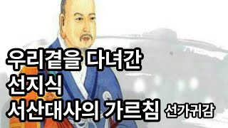 우리곁을 다녀간 선지식 서산대사 선가귀감