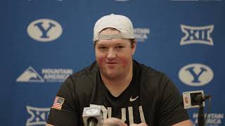 Connor Pay | BYU Football | Postgame | Arizona State | November 23, 2024