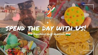 Takshu ka Army wala dress 🇮🇳🧿 | Kachauri, Sabji aur Jalebi ka uthaya luft 🥰🤤 #republicday #special