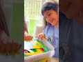 unboxing crayola super art tub shorts