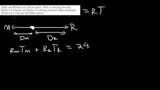 Distance, Rate, Time Word Problem | SAT/ACT/Algebra Math Practice