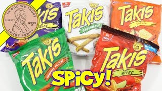 Takis Xplosion,  Fuego, Nitro, Regular \u0026 Guacamole Crunchy Fajitas!