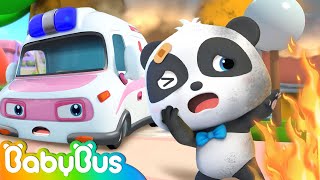 The Ambulance is Coming! 🚑 | Police Car, Fire Truck | Nursery Rhymes | Kids Songs | BabyBus