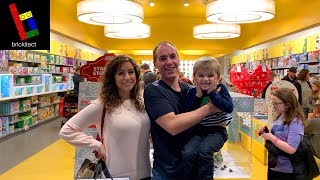 BUILDING OUR FAMILY AT THE LEGO STORE!  Ross Park Mall Pittsburgh PA