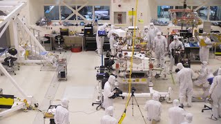 Pit Crew for Mars: NASA's Mars 2020 Rover Gets Some Wheels (time lapse)