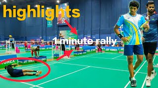 1 MINUTE RALLY|  ALL INDIA SENIOR RANKING BADMINTON TOURNAMENT |  ANSAL YADAV V/S PRANAY SHETTIGAR