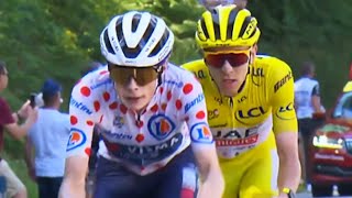 TOUR DE FRANCE 2024 - Duel des patrons au Plateau de Beille : Vingegaard attaque, Pogacar l'achève