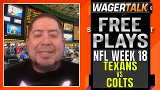 NFL Week 18 Picks Predictions & Odds | Texans vs Colts Betting Preview | NFL Ratchet Free Play