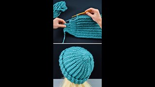 Easy crochet beanie hat for beginners! Miarti🧶