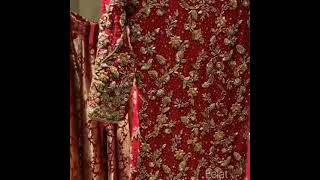 @sakshisindhi Grab This Unique Red Garara Wedding Sharara Golden Zardosi Real Gold Work+919888799315