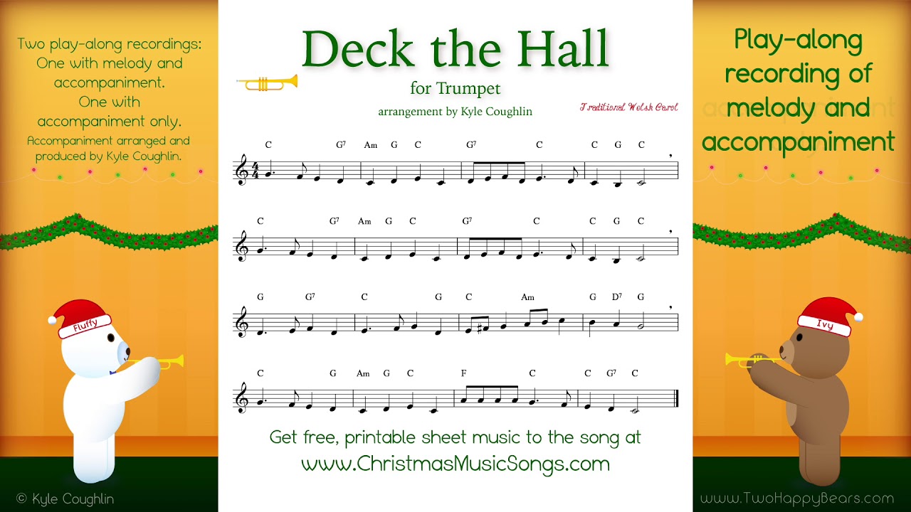 Deck The Hall For Trumpet - YouTube