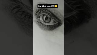 Hyper realistic eye drawing 👀 easy tutorial #art #hyperrealistic #shorts