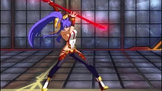 【BBCF】リミックス可愛い「マイ＝ナツメ」のモーション集 立ちC[BLAZEBLUE CENTRALFICTION Mai Natsume Collection]