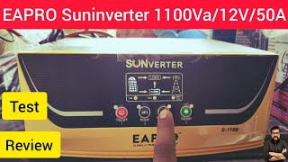 Eapro 1100va PWM Sine Wave Solar Inverter Unboxing and Review.Price 5800₹ Only.