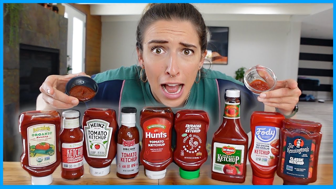 Taste Testing 9 Different Kinds of Ketchup!!!!