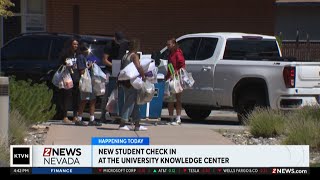 Student move-in day at UNR