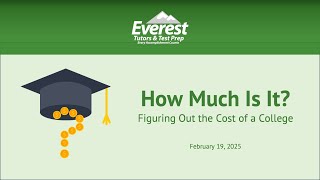 How Much Is It? Figuring Out the Cost of a College for 2025