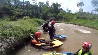 Riverboarding Cisangkuy River West Java