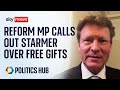 'He's the biggest crony of all': Reform MP accuses Starmer of hypocrisy ahead of party conference