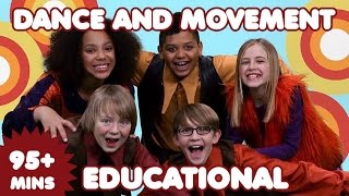 Dance Songs for Kids | 95 Mins of Educational Kids Songs | Nursery Rhymes-